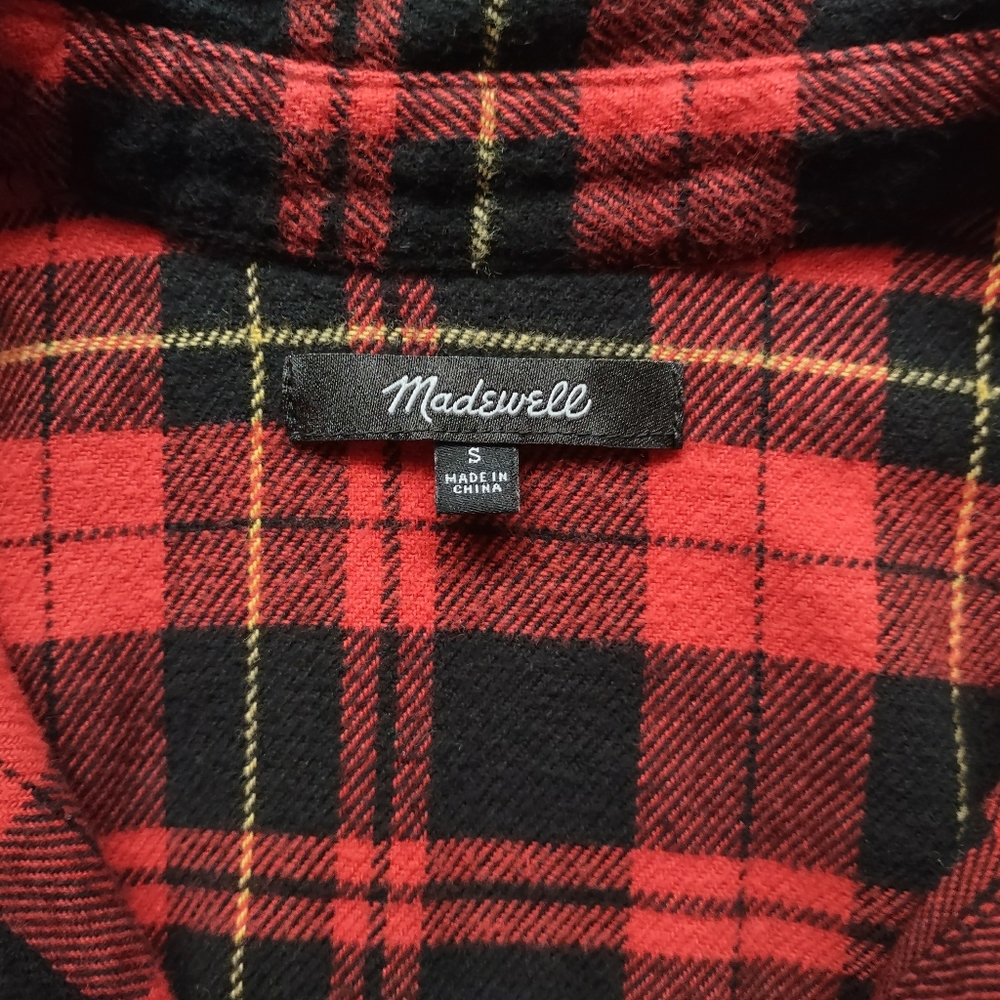 Madewell Classic Ex-Boyfriend Flannel Shirt In Kirtling Plaid - Picture 13 of 16